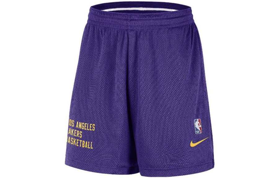 Nike Nike Los Angeles Lakers Basketball Shorts Men's All over Purple