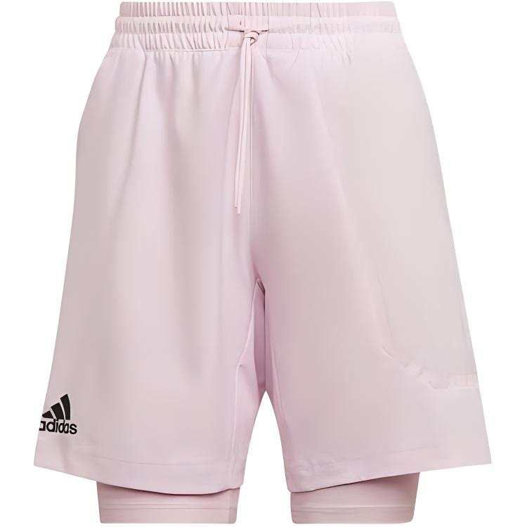 Adidas Adidas TENNIS US SERIES 2 in 1 Casual Shorts Men's Pink