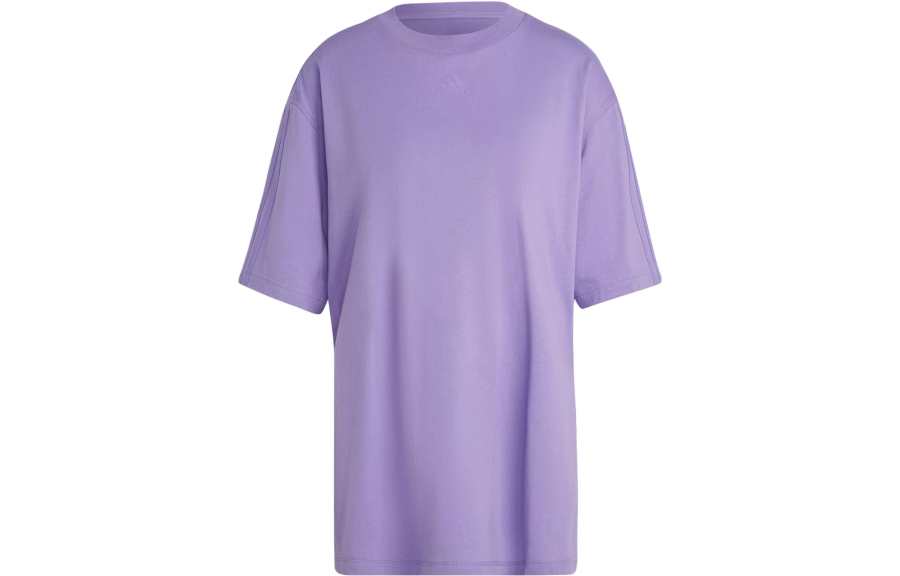 Adidas Adidas Drop Shoulder Sleeve T Shirt Women's Purple