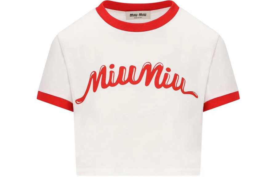 MIU MIU SS24 T Shirt Women's White
