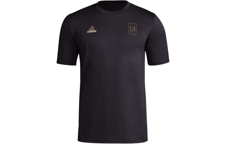 Adidas Adidas Los Angeles Los Angeles Fc Short Sleeve Pre Game Tee Soccer Jersey Men's Black