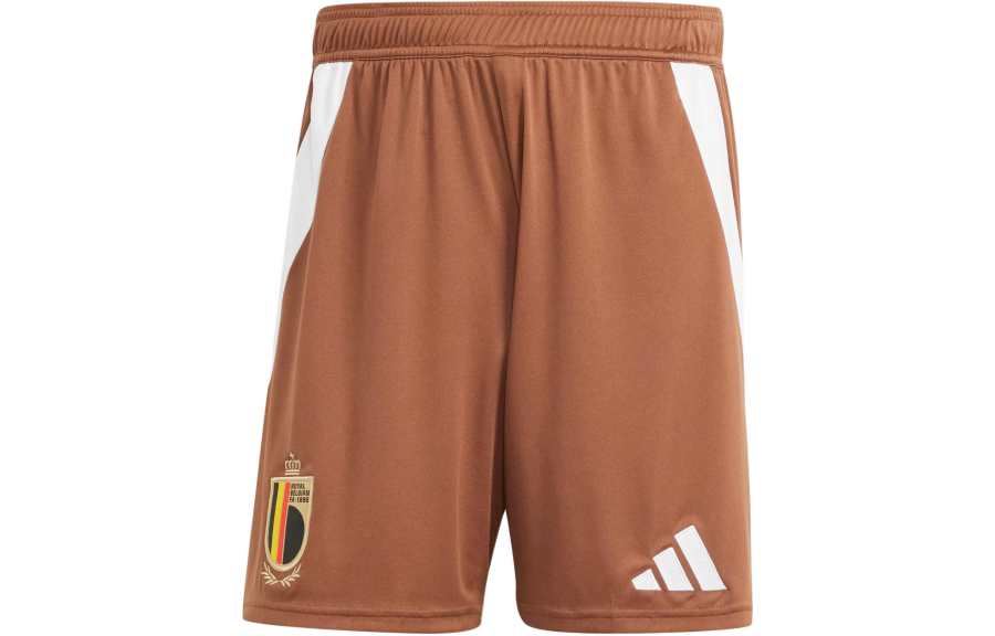 Adidas Adidas Belgium 24 Away Shorts Soccer Bottom Fan Edition, Belgium, Away Men's Brown