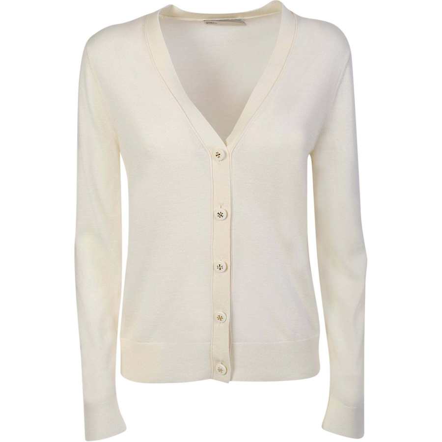 TORY BURCH TORY BURCH V Neck Button Up Cardigan