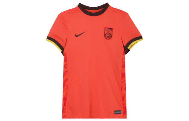 Nike Nike China National Team Soccer Jersey Women's Passionate Red/Comet Red/Earth Brown