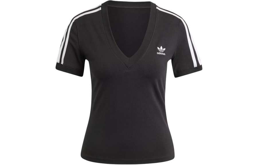 Adidas Originals Adicolor 3-Stripes V-Neck Slim Tee