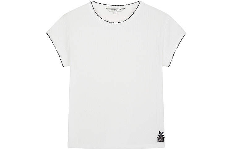 Teenie Weenie T Shirts Women's Crew Neck Moderate Straight Fit