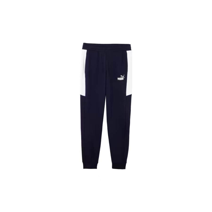 PUMA PIPE SPORTS Basic JOGGER Sports Breathable Fleece Lined Casual Pants Men's Tweed Blue