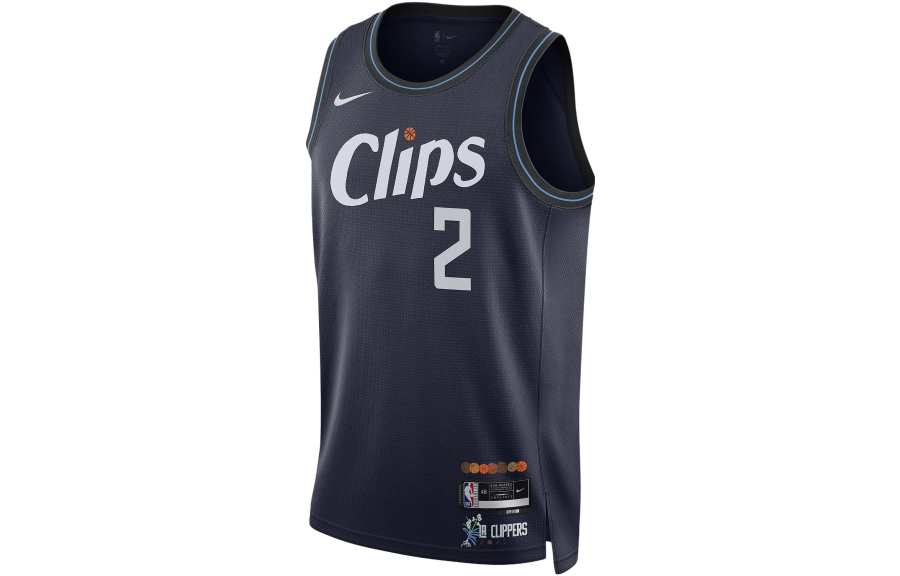 Nike Nike Basketball Jersey City Edition 2023/24 Season, Los Angeles Clippers, Kawhi Leonard Size 2 Men's Marine Blue