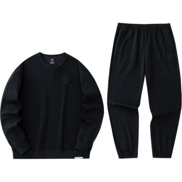 ANTA Anta Sweatshirt Set Men's Basic Black+Basic Black