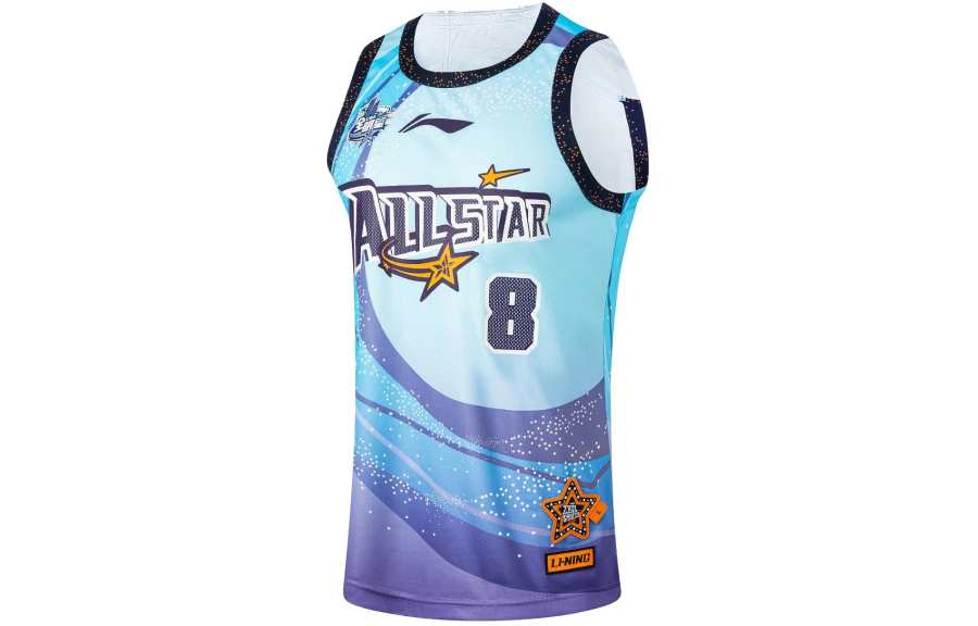 Li-Ning Li Ning CBA Collection Basketball Jersey Men's Wave Blue