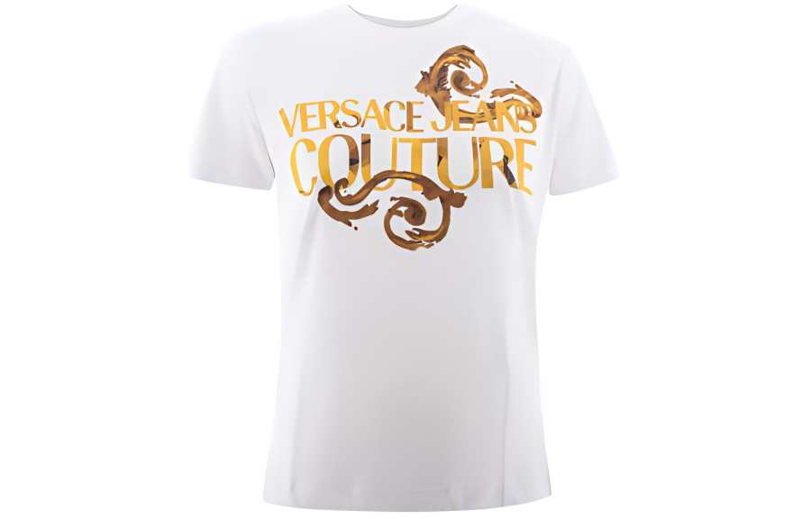 VERSACE JEANS COUTURE Logo-print Cotton T-shirt