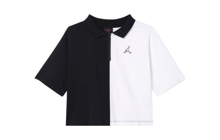 Jordan Jordan Drop Shoulder Sleeve T Shirt Women's Black White