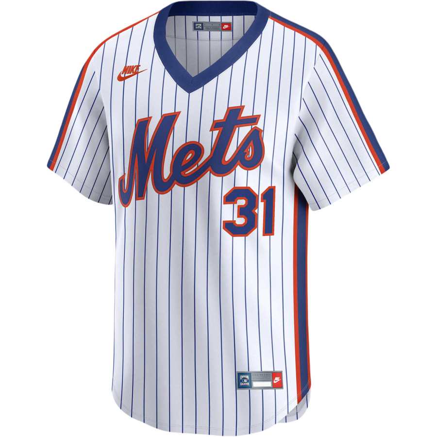 Nike Nike Mike Piazza New York Mets Cooperstown Men's Nike Dri-FIT Mlb Limited Jersey