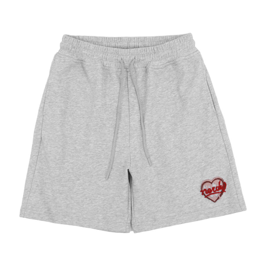 Nerdy SS24 Casual Shorts Unisex Heather Gray