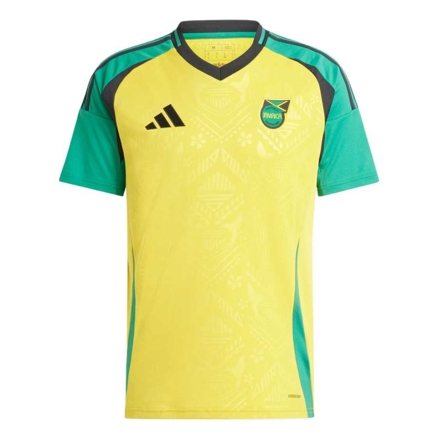 Adidas Adidas Jamaica National Team Jamaica 24 Home Jersey Soccer Jersey Men's Yellow Green