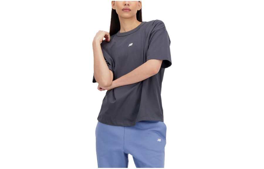 New Balance New Balance Athletics Oversized T Shirt T Shirt Women's Black Top Color