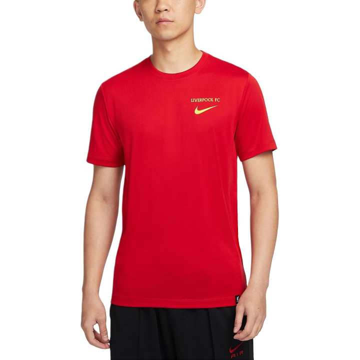 Nike Nike T Shirts Men's Gym Red Crew Neck Moderate