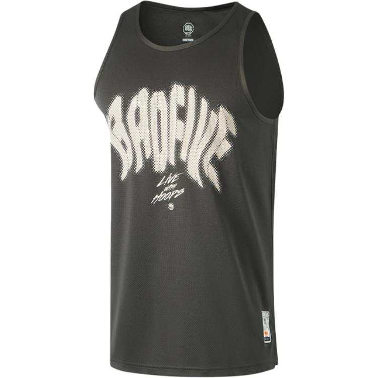 Li-Ning Li Ning Badfive Basketball Jersey Men's Obsidian Gray