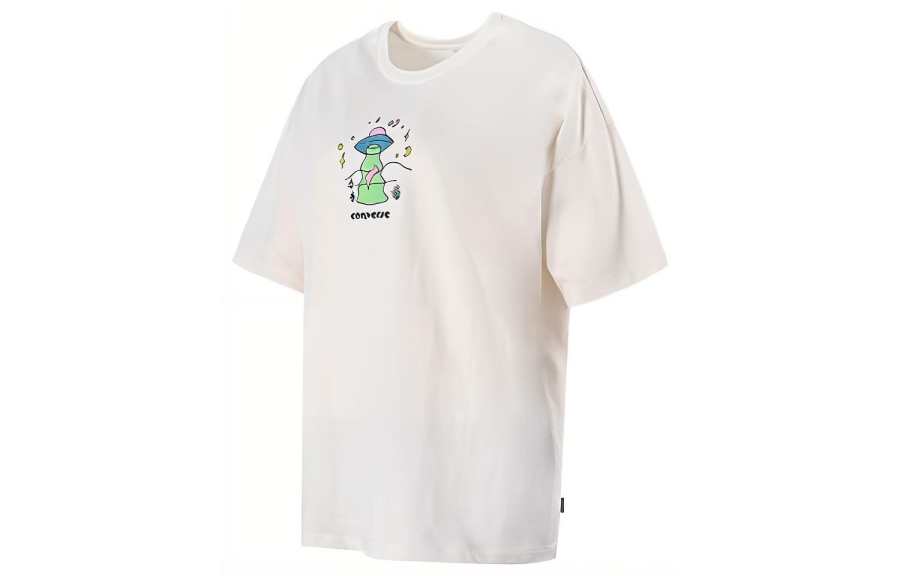 Converse FW22 Set in Sleeve T Shirt Women's White