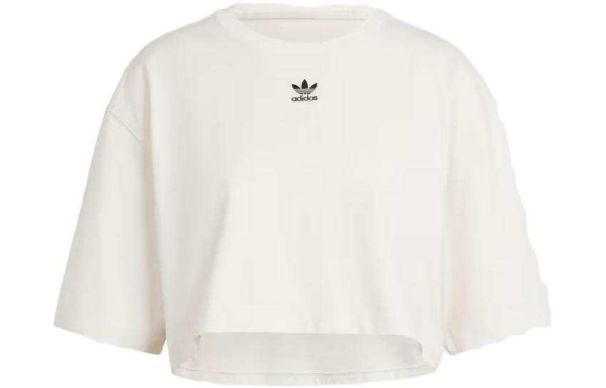 Adidas Originals Essential Drop Shoulder Sleeve T Shirt Women's White