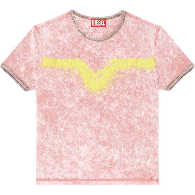 Diesel T-Uncutie-Long-Q3 Crewneck T-Shirt