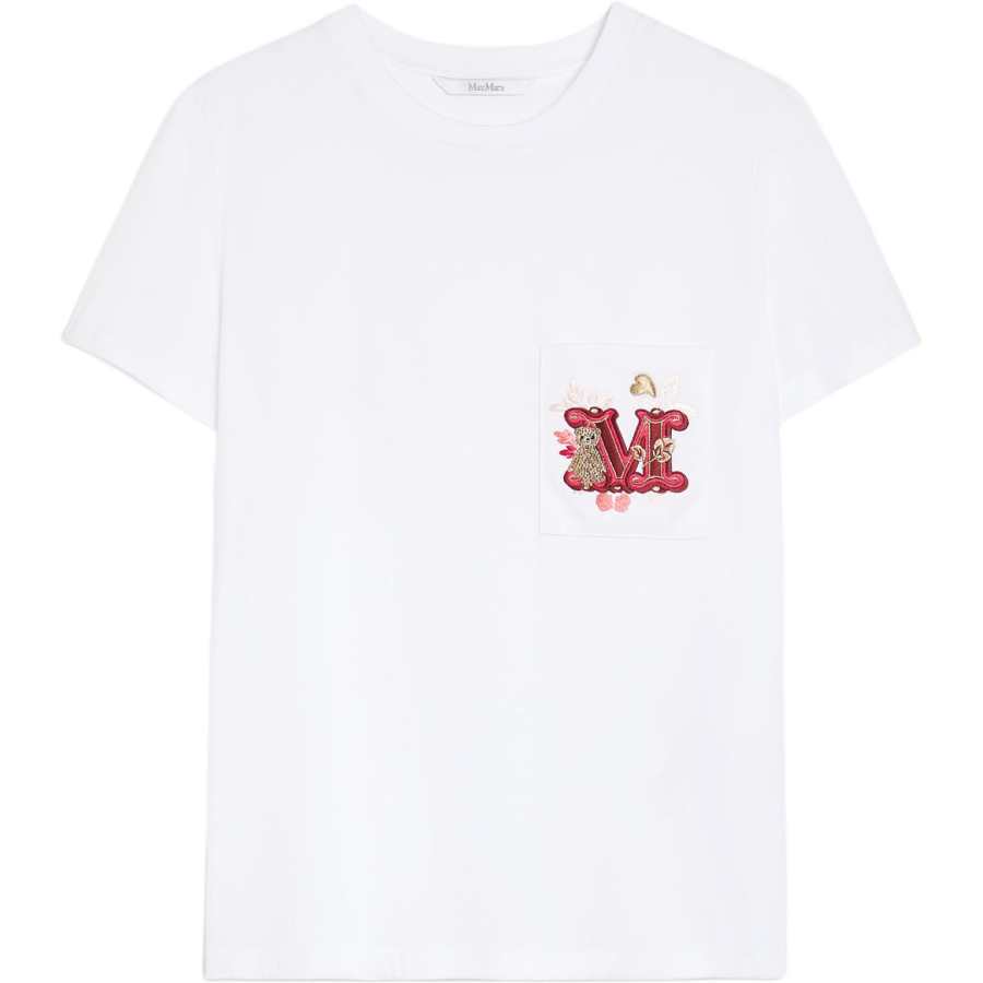 MaxMara MaxMara T Shirts Women's White Crew Neck