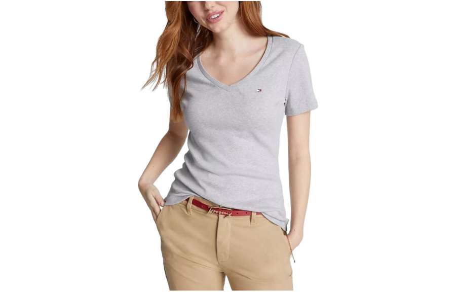 Tommy Hilfiger T Shirt Women's Gray