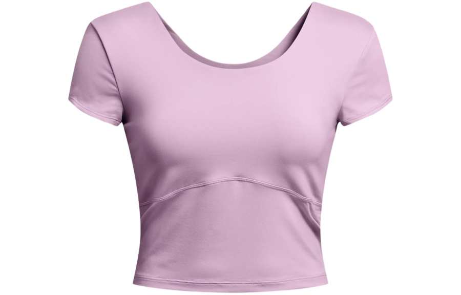 Under Armour Set in Sleeve T Shirt Women's Light Purple