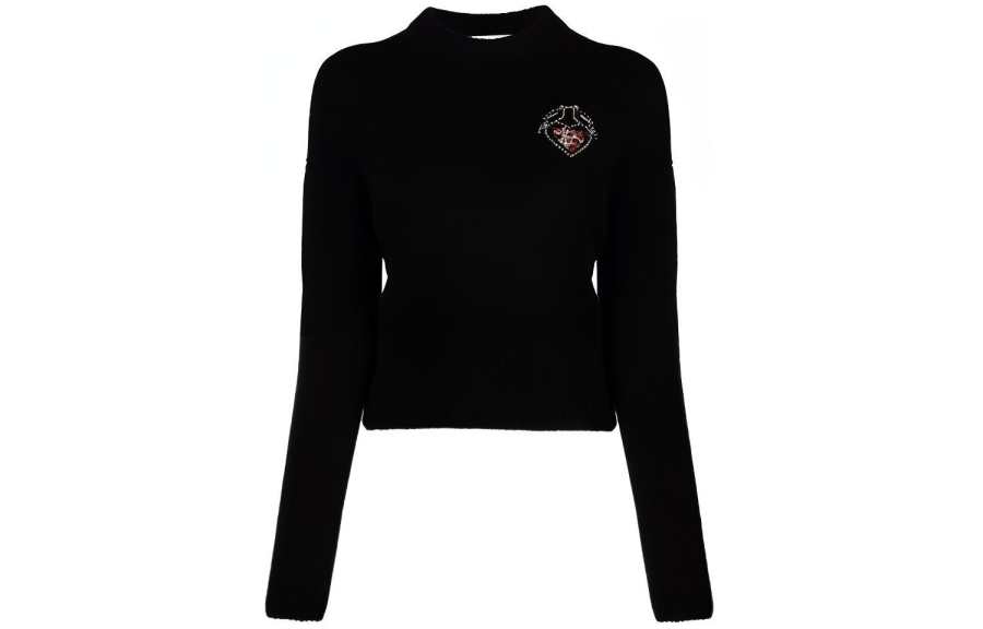 Alexander McQueen FW21 Slim Fit Sweater Women's Black