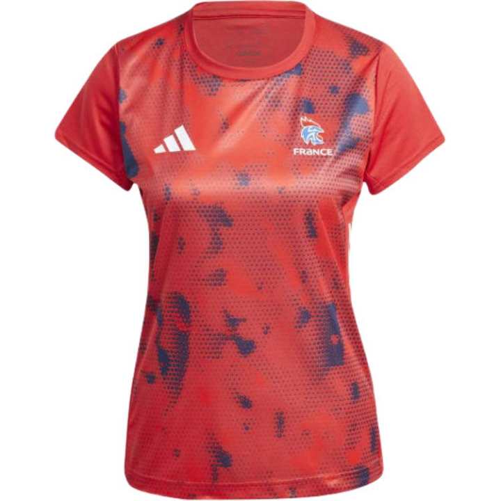 Adidas Adidas Regular T Shirt Women's Red White
