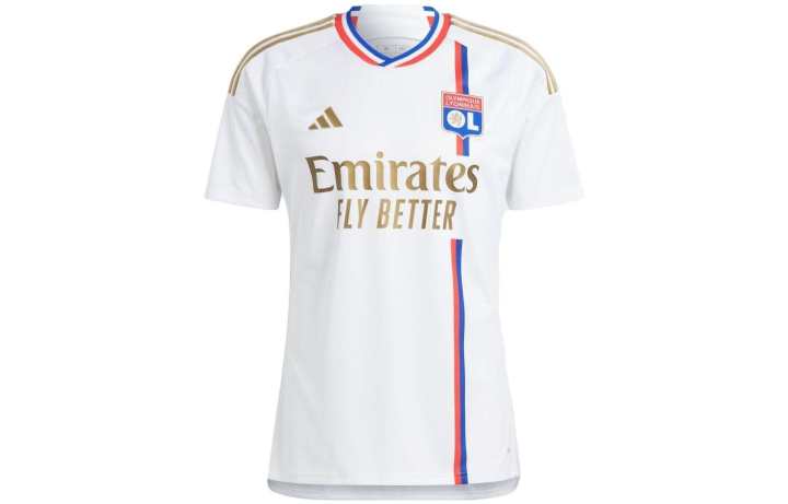 Adidas Adidas Lyon Team Soccer Jersey Men's White