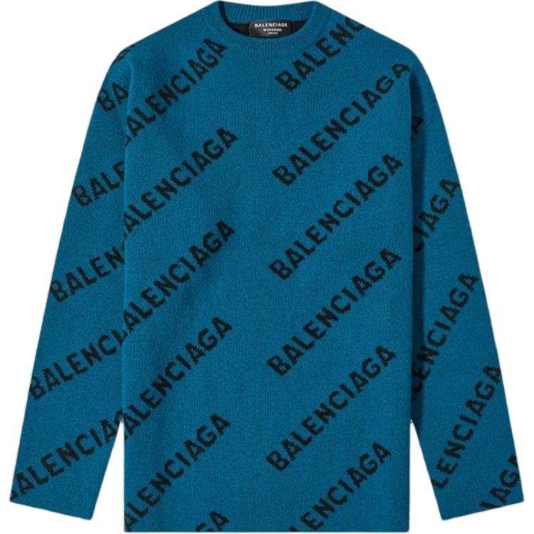 Balenciaga Sweater Regular Fit Women's Blue