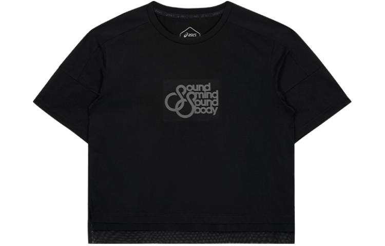ASICS Drop Shoulder Sleeve T Shirt Women's Black