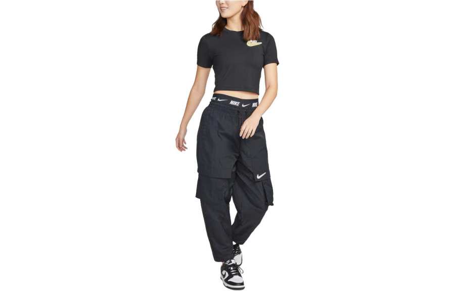 Nike Nike Sportswear Slim Crop T Shirt T Shirt Women's Black