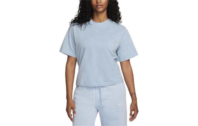 Nike Nike Sportswear Essentials T Shirt Women's Light Blue Gray
