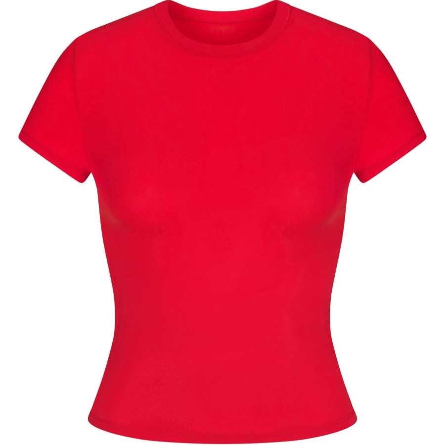 Skims Regular T Shirt Women's CHERRY/Cherry