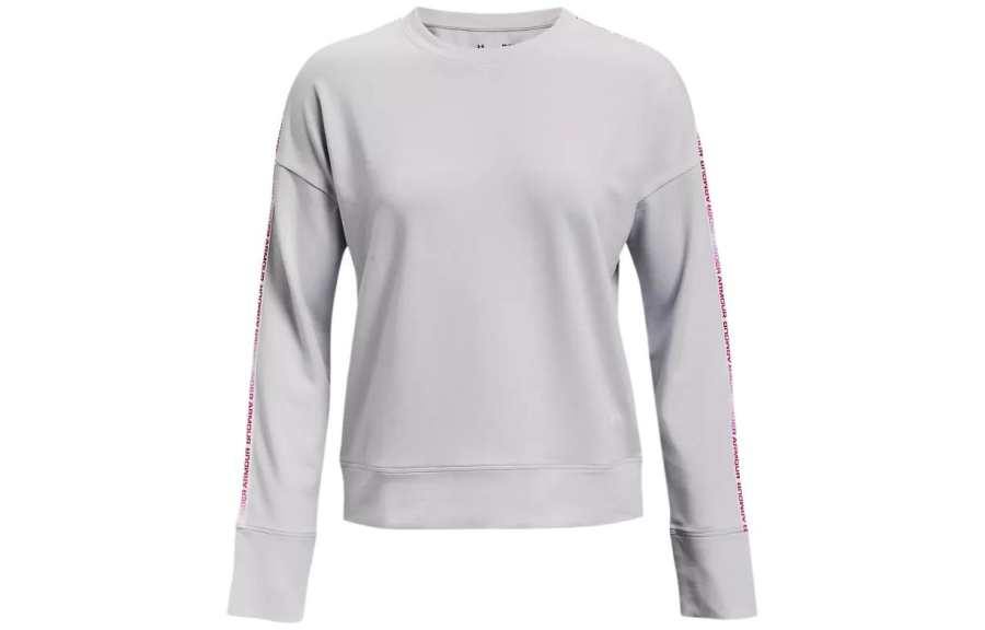 Under Armour Drop Shoulder Sleeve T Shirt Women's Halo Gray