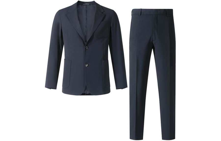 EMPORIO ARMANI SS24 Business Suit Men's Midnight Blue