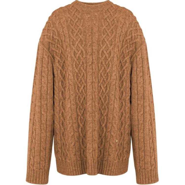 MOSCHINO Moschino cable-knit virgin-wool jumper