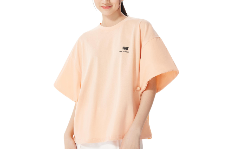 New Balance New Balance Drop Shoulder Sleeve T Shirt Women's Orange