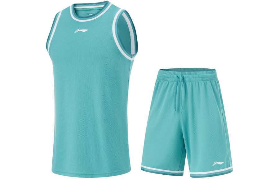 Li-Ning Li Ning CBA Collection Basketball Suit Men's Emerald