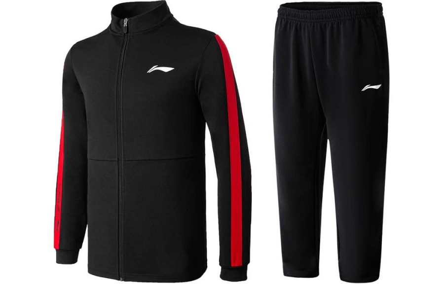 Li-Ning Li Ning Sweatshirt Set Unisex Black
