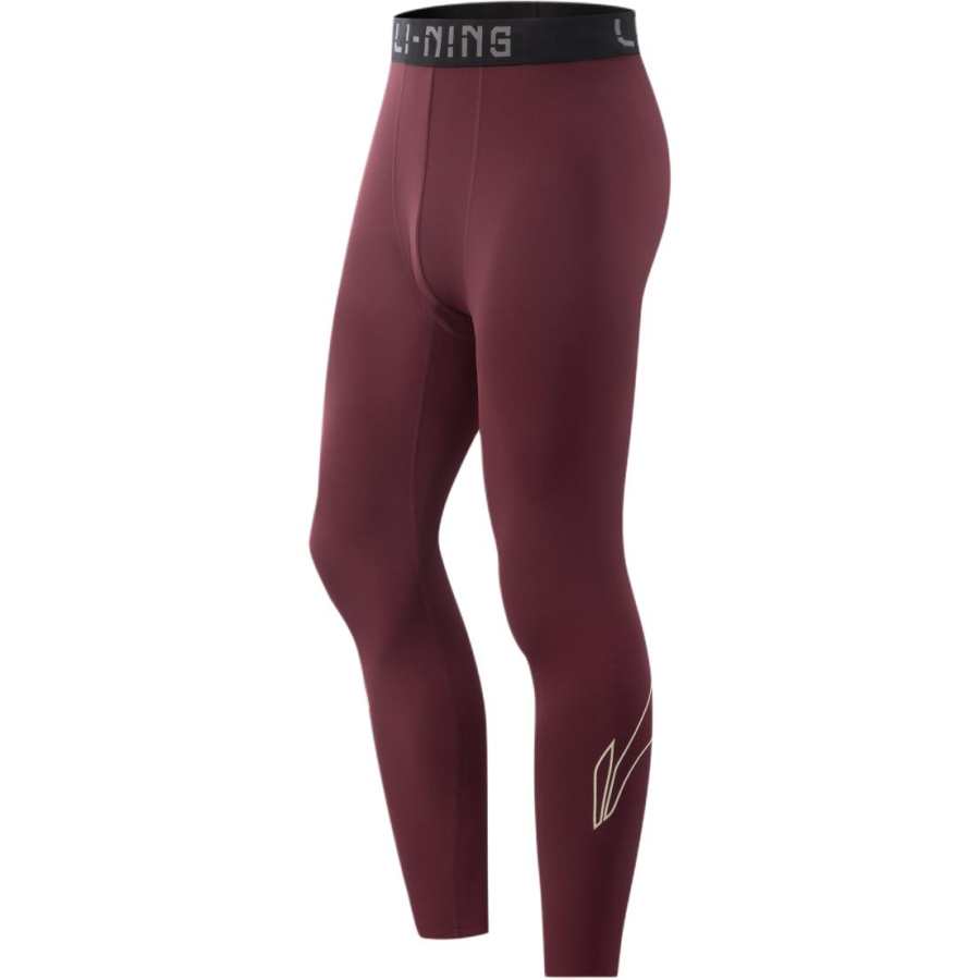 Li-Ning Li Ning CBA Sports Pants Men's Dark Burgundy