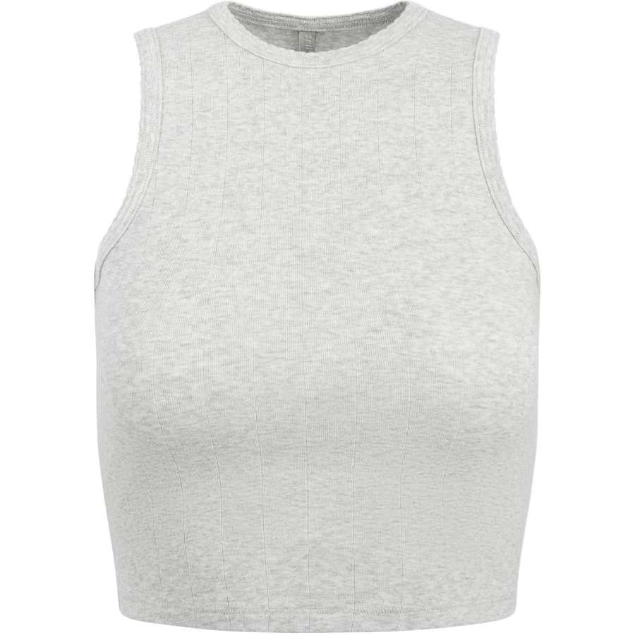 Skims Tank Tops Women's Light Heather Grey/Light Heather Gray Crew Neck Moderate Other