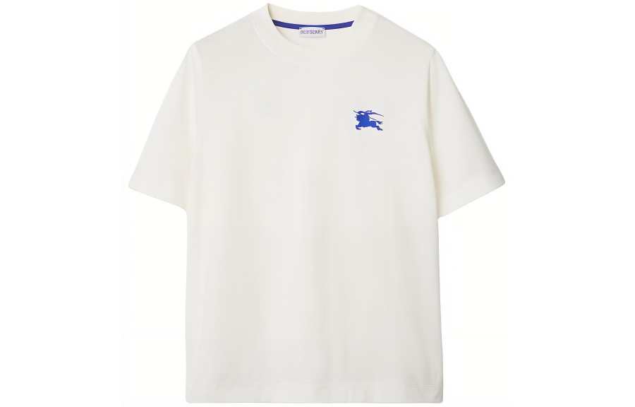 Burberry Ekd Embroidered Crewneck T-Shirt