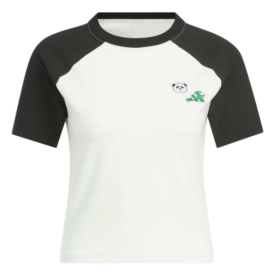 Adidas Adidas Raglan Sleeve T Shirt Women's Jade White/Black
