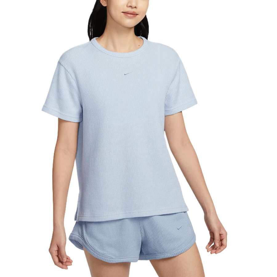 Nike Nike Sportswear Drop Shoulder Sleeve T Shirt Women's Purple Blue
