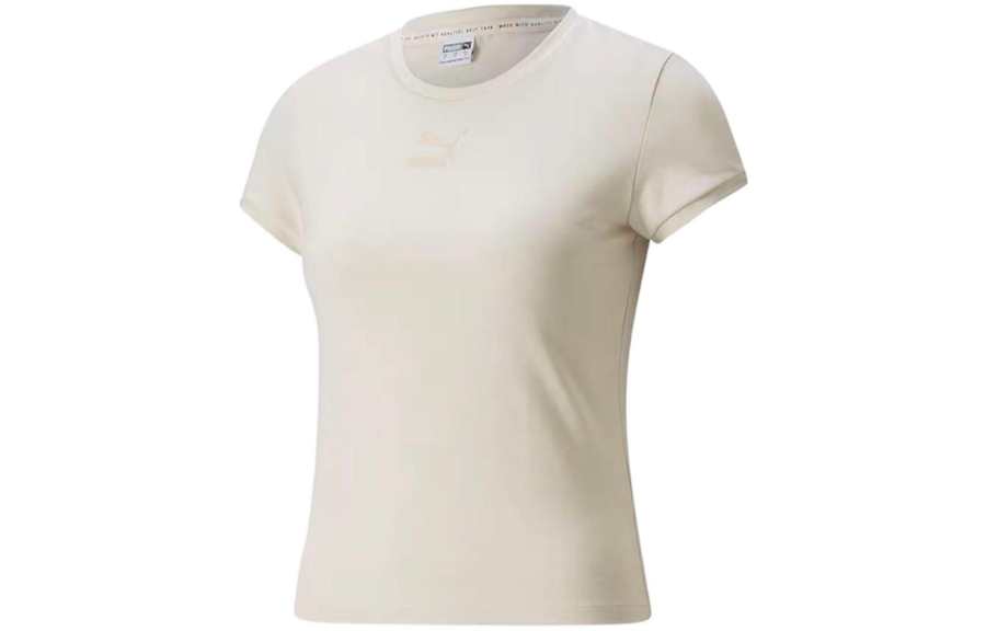 PUMA Teema Crew T Shirt Women's Beige