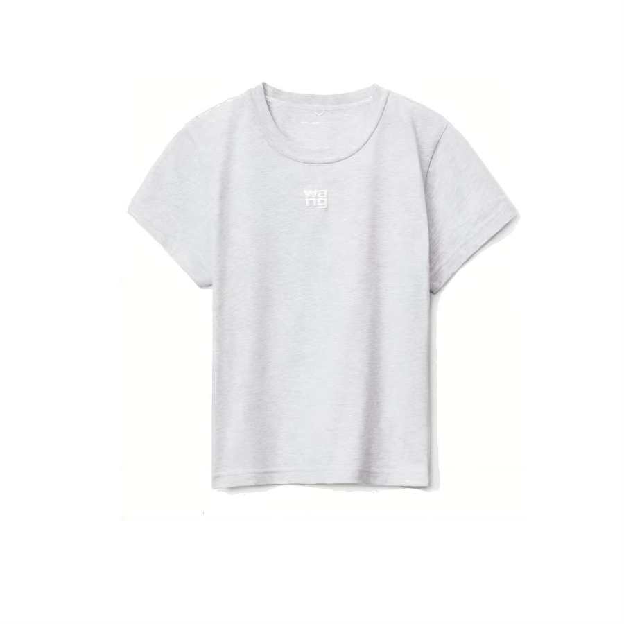 Alexander Wang Logo Printed Crewneck T Shirt