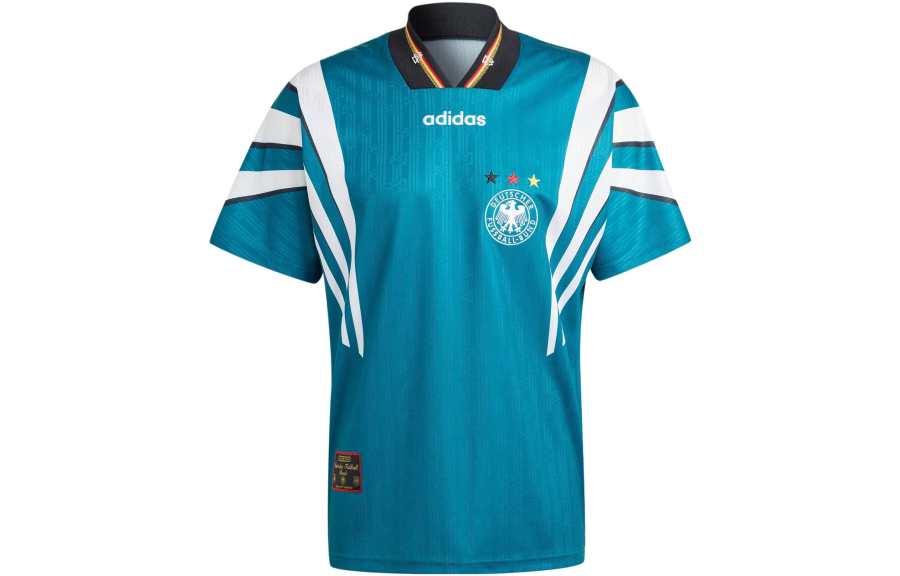 Adidas Adidas DE National Team Germany 1996 Away Jersey Soccer Jersey Men's Dark Grass Green